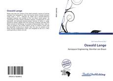 Oswald Lange kitap kapağı