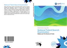 Bookcover of National Talent Search Examination