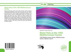 Buchcover von Water Polo at the 1993 Mediterranean Games