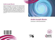 Buchcover von André-Joseph Blavier