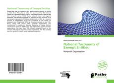 Copertina di National Taxonomy of Exempt Entities