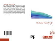 Couverture de National Team Unity