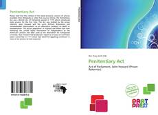 Bookcover of Penitentiary Act