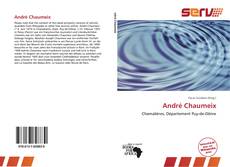 Bookcover of André Chaumeix
