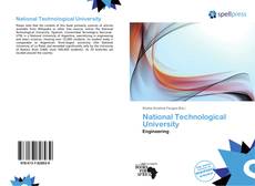 Bookcover of National Technological University