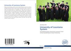 Bookcover of University of Louisiana System