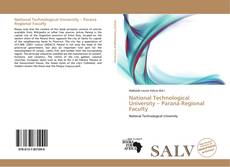 Bookcover of National Technological University – Paraná Regional Faculty