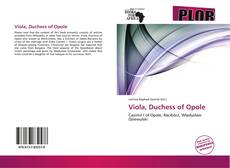 Capa do livro de Viola, Duchess of Opole 