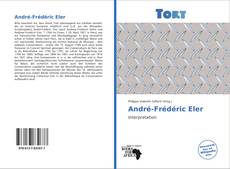 Capa do livro de André-Frédéric Eler 