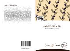 André-Frédéric Eler kitap kapağı