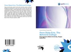 Bookcover of Penn State Erie, The Behrend College