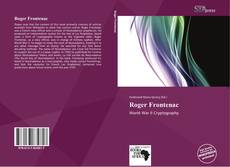 Bookcover of Roger Frontenac