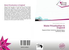 Bookcover of Water Privatization in England