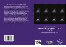 Capa do livro de Andrzej Krzeptowski (1903–1945) 