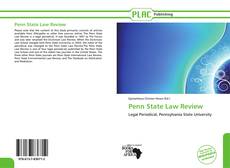 Portada del libro de Penn State Law Review