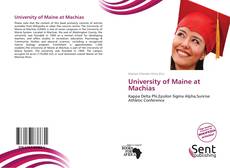 Capa do livro de University of Maine at Machias 