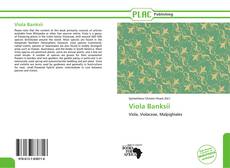 Buchcover von Viola Banksii
