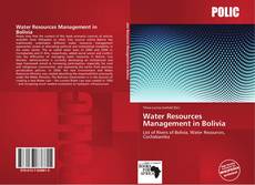 Capa do livro de Water Resources Management in Bolivia 
