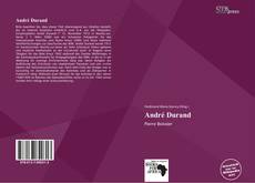 André Durand kitap kapağı