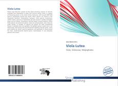 Bookcover of Viola Lutea