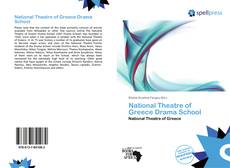 Couverture de National Theatre of Greece Drama School