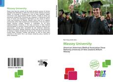 Bookcover of Massey University