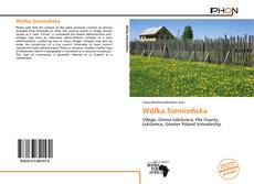 Bookcover of Wólka Siemieńska