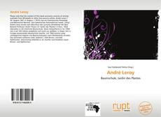 Buchcover von André Leroy