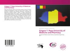 Buchcover von Grigore T. Popa University of Medicine and Pharmacy