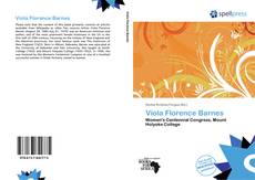 Borítókép a  Viola Florence Barnes - hoz