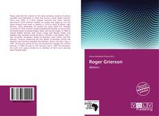 Bookcover of Roger Grierson