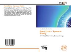 Bookcover of Penn State – Syracuse Rivalry