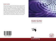 André Gertler kitap kapağı