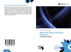 National Track Analysis Program kitap kapağı