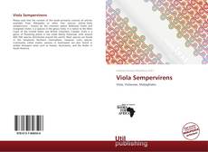 Viola Sempervirens kitap kapağı