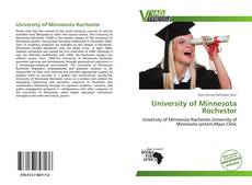 Buchcover von University of Minnesota Rochester