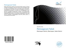 Capa do livro de Pennagaram Taluk 