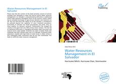Capa do livro de Water Resources Management in El Salvador 