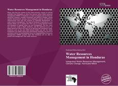 Bookcover of Water Resources Management in Honduras