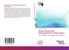 Portada del libro de Water Resources Management in Nicaragua