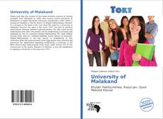 Capa do livro de University of Malakand 