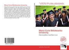 Maria Curie-Skłodowska University的封面