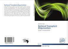 Bookcover of National Transplant Organization