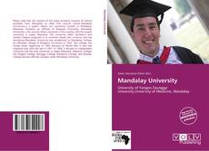 Bookcover of Mandalay University