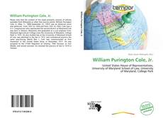 Portada del libro de William Purington Cole, Jr.