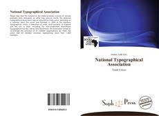 Couverture de National Typographical Association