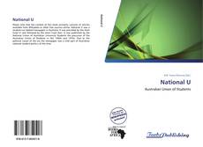 Bookcover of National U