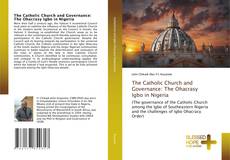 Portada del libro de The Catholic Church and Governance: The Ohacrasy Igbo in Nigeria