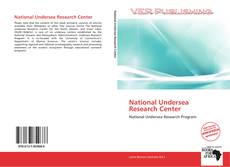 National Undersea Research Center kitap kapağı