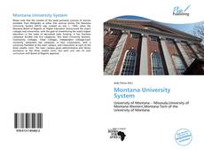 Bookcover of Montana University System